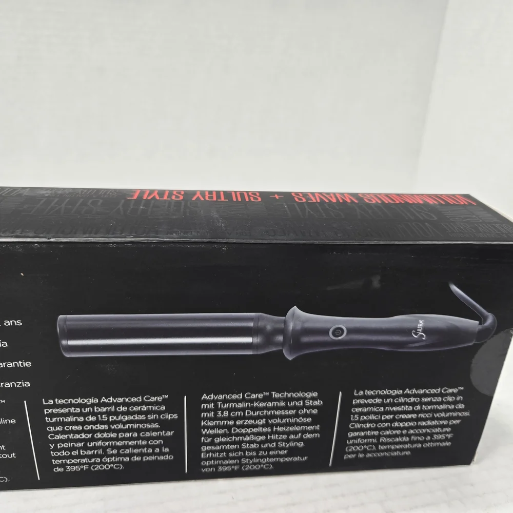 Sultra Bombshell Collection 1.5 Inch Black Curling Iron - Picture 3 of 4